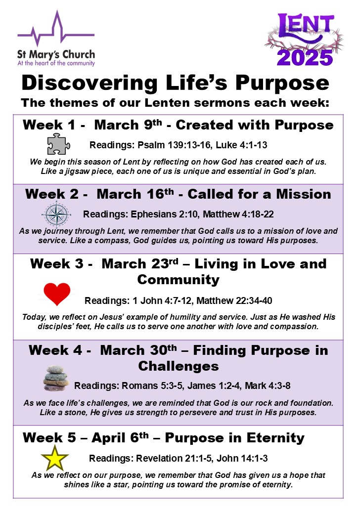 Lent Series Poster