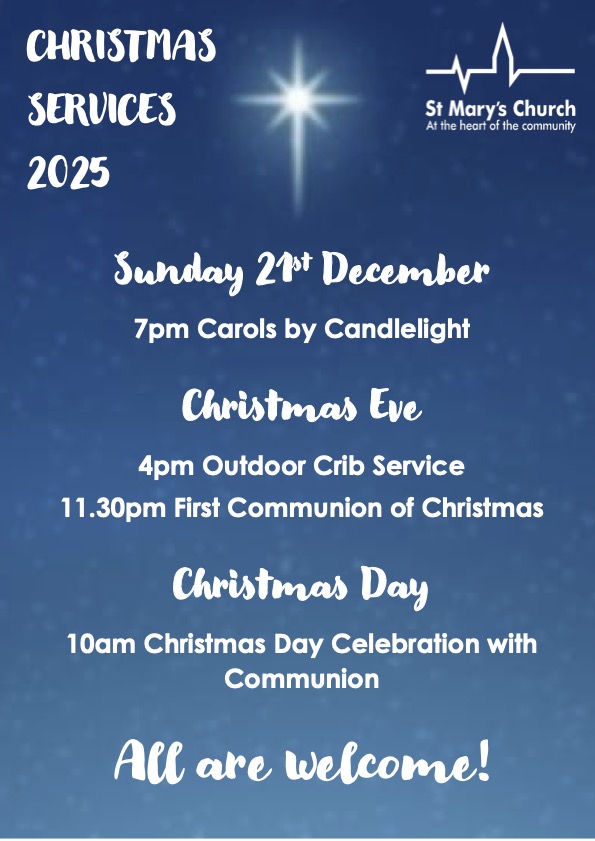 Christmas Services Poster 2025